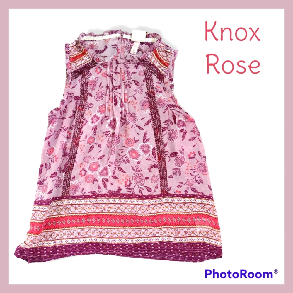 🪷 Knox Rose women's sleeveless blouse size medium